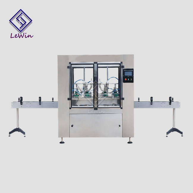 Four Head Flowmeter Linear Filling Machine